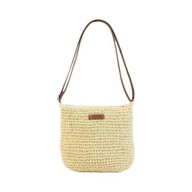 Imagem de Chapéu De Palha Feminino De Verão Para Praia, Feito À Mão, Estilo Core