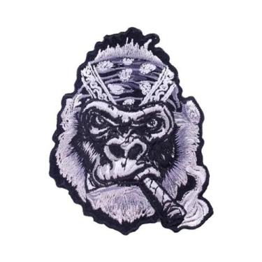 Imagem de Patch Bordado Estilo Punk Para Motocicleta, Termocolante Para Roupas, 