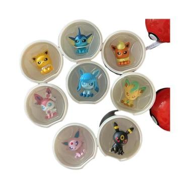 Imagem de Brinquedos Em Cápsula Gashapon Pokémon Para Crianças, Mini Figuras De 
