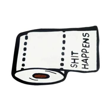 Imagem de Tapete Criativo 50x80cm Com Estampa Engraçada 'Coisas Divertidas Acont