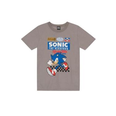 Imagem de Camiseta infantil menino do Sonic Brandili-Masculino