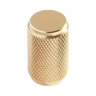 Imagem de Puxadores Dourados Modernos Simples Redondos Para Gavetas E Armários, 