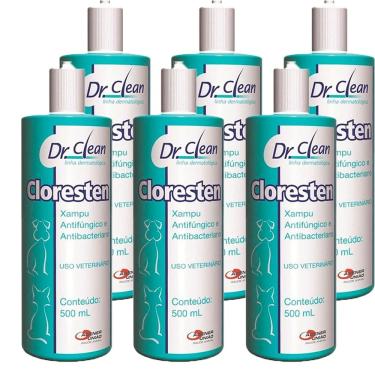 Imagem de Combo 6 Unidades Cloresten Shampoo Agener União - 500mL