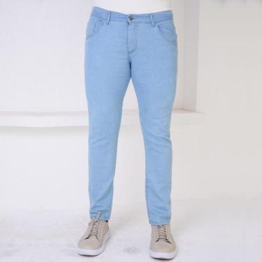 Imagem de Calça Jeans Masculina Clara Com Estilo Tradicional Slim - Ss Jeans, Az
