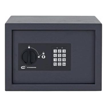 Imagem de Cofre Digital De Embutir Senha E Chave Aco 16L 25X35X25Cm