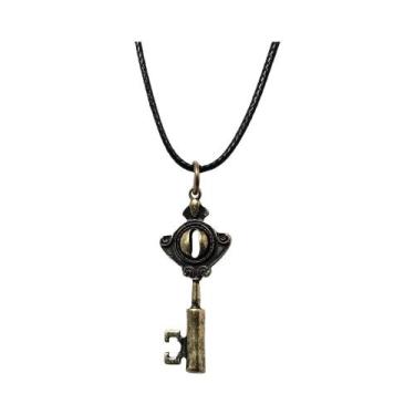 Imagem de Colar Retro Com Pingente De Chave Do Portal Amity Em Formato De Coruja