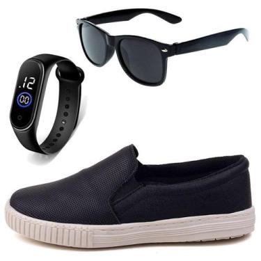 Imagem de Sapatilha Infantil Sapatenis Tenis Calce Facil Casual Social LIGHT + O