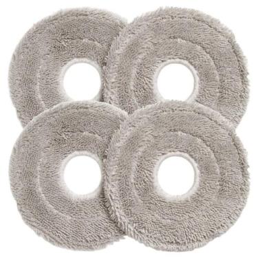 Imagem de Kit 4 Panos Mop Robô Xiaomi S10 S20 X10 X20 Pro Max Compatível - Casa 