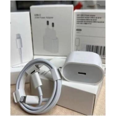Imagem de Carregador Turbo Completo iPhone,USBC 20W Cabo Lightning USBC Compatív