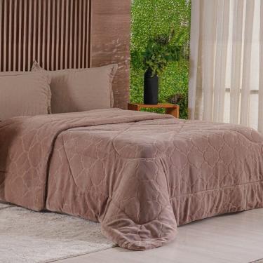 Imagem de Edredom Solteiro Plush Sense Dupla Face 100% Poliéster 160x220cm Tessi