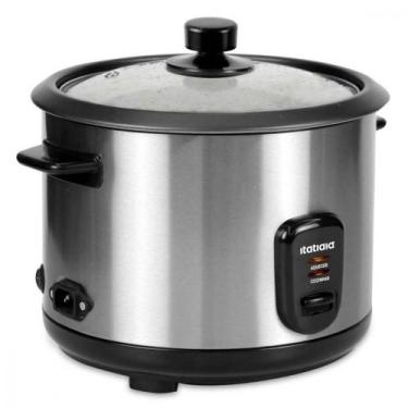 Imagem de Panela De Arroz Elétrica Itatiaia Midi 500w Inox/preto 1,5L 220V, 220V