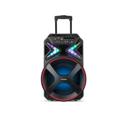 Imagem de Caixa Amplificada Mondial CM-400 400W Bluetooth USB Rádio FM, Preto, B