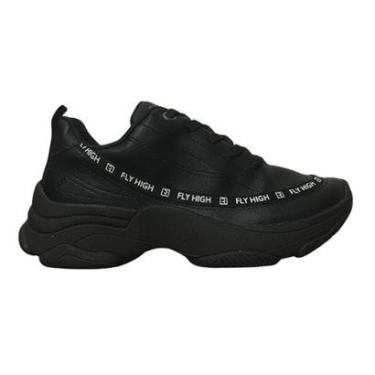 Imagem de Tênis Casual Feminino Ramarim 25-74201 Preto-Feminino