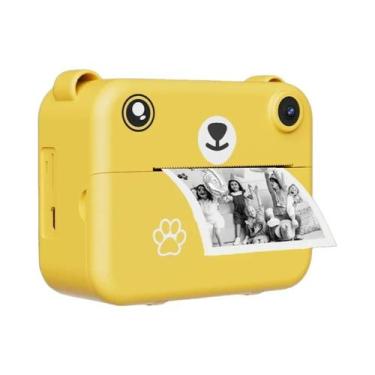 Imagem de Câmera Digital Infantil 1080P HD Com Gravador De Vídeo E Mini Impresso