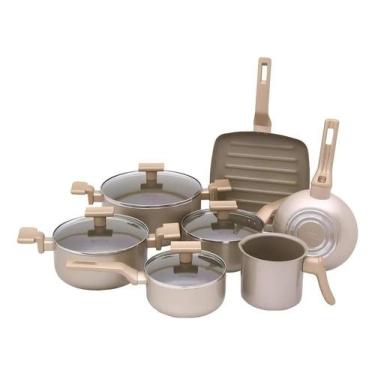 Imagem de Conjunto De Panelas Sartin Champ 7 Peças Cerâmica Mimo Style