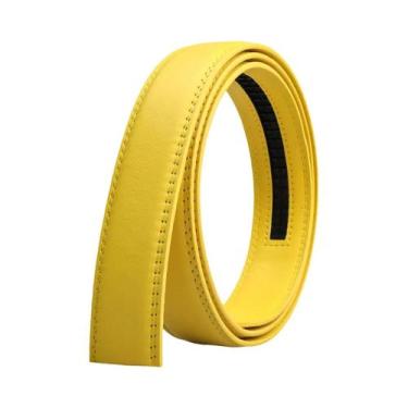 Imagem de Cinto Masculino De Couro Genuíno Com Fivela Automática 35cm Cinto De J