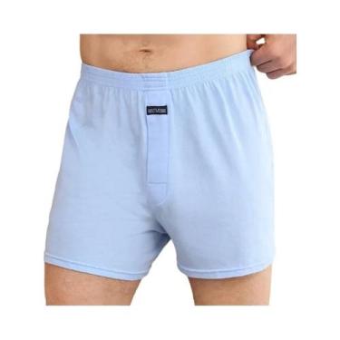 Imagem de Cuecas Boxer Masculinas De Algodão Respirável Com Cintura Alta, Ajuste