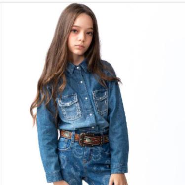 Imagem de Camisa Kids Miss Country  Luck, Jeans, 2