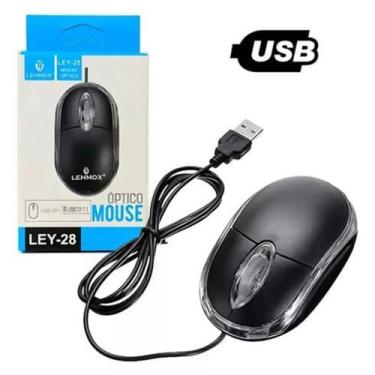 Imagem de Mouse Óptico Com Fio Ley-28 Lehmox