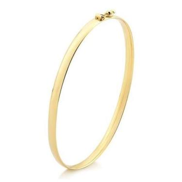 Imagem de Bracelete Pulseira Ouro 18 Kilates Oco 7 Gramas 6 mm