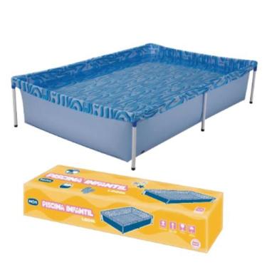 Imagem de Piscina Retangular Pequena 1000 Litros Portátil - Mor