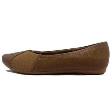 Imagem de Sapatilha feminina usaflex  ad0710003, Marrom, 35