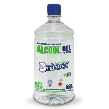 Imagem de Alcool em Gel Higienizador de Mãos Aloe Vera 70 INPM 860gr - Barbarex