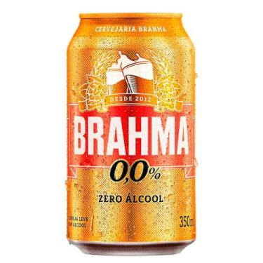Imagem de Cerveja Brahma 0,0% Zero Álcool Lata 350ml