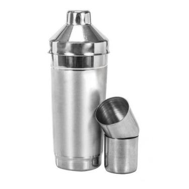 Imagem de Coqueteleira Em Alumínio Copo Dose Drinks Bebidas 400ml - Gici Casa