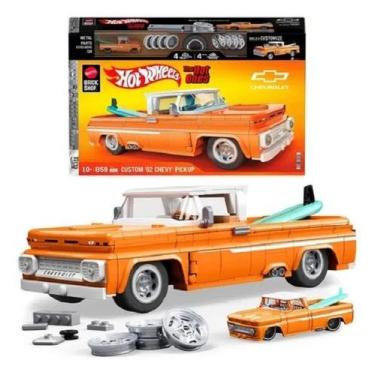 Imagem de Hot Wheels Brick Shop Blocos Montar Custom Chevy 62 Pickup  Exclusiva 