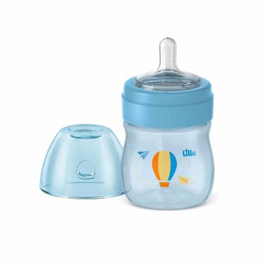 Imagem de Mamadeira Lillo Sp Evolution Primeiros Passos Silicone Menino 150ml