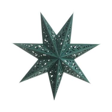 Imagem de Enfeite Pendente Estrela Feliz Natal Para Decoração De Árvore De Natal