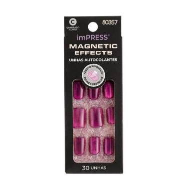 Imagem de Unha Postiça imPRESS Magnetic Effects Levels - Kiss New York