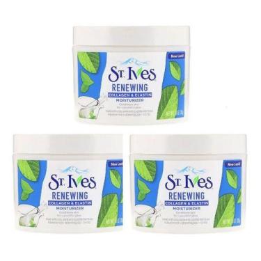 Imagem de 3 Cremes Facial St. Ives Colágeno Elastina 283g Momento De Aplicação D