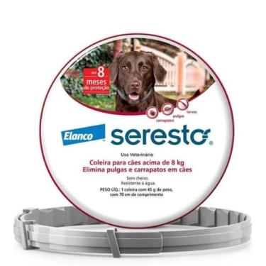 Imagem de Coleira Seresto Antipulgas para Cães acima de 8kg - Elanco