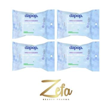 Imagem de Kit 04 Lenço Demaquilante E Limpeza Ácido Salicílico - Dapop