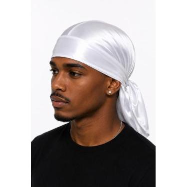 Imagem de BANDANA Dureg de Cetim Premium Unissex (Branco)