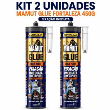 Imagem de Kit 2 Super Cola Mamut Glue High Tack Ultra Forte 2 Toneladas 450g Col
