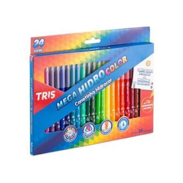 Imagem de Caneta Hidrocor Tris Mega 024 Cores 683706 683706