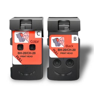 Imagem de Cabeça de Impressão FIRSTINK BH-20 CH-20 Kit com 2 Unidades para PIXMA