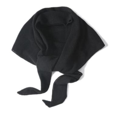 Imagem de Cachecol Triangular De Lã Macia E Quente Para Mulheres, Elegante Ponch