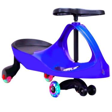 Imagem de Carrinho Rolimã Zig Zag Car 360 Roda Led Cores Sortidas - Castela