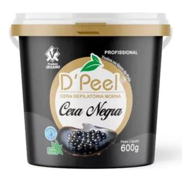 Imagem de DPeel Cera Depilatória Profissional Morna 600g - Cera Negra