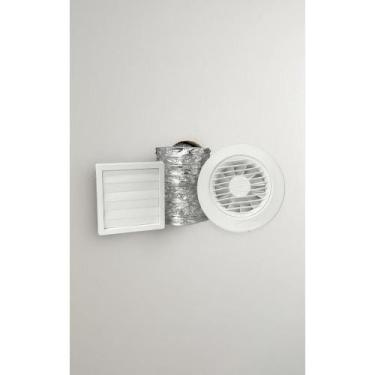 Imagem de Exaustor Silencioso Branco 100mm Bivolt Banheiro Teto - Congratulation