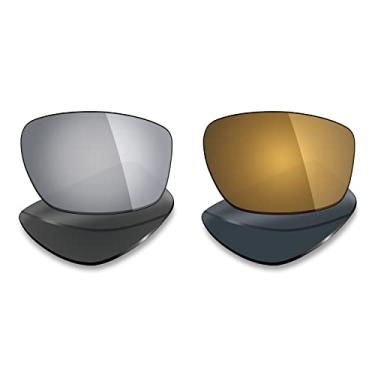 Imagem de 2 pares de lentes polarizadas de reposição da Mryok para óculos de sol Oakley Valve 2014 – Opções