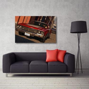 Imagem de Quadro decorativo Carro GTA 5 Jogos - Tela em Tecido