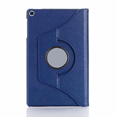 Imagem de ZiEuooo Capa protetora de couro durável moderna para tablet Samsung Galaxy A 8.0 9.7 10.1 10.5 7 polegadas A6 TAB A 4 E S Advanced (A 10.5 2018 T590 T595, azul)