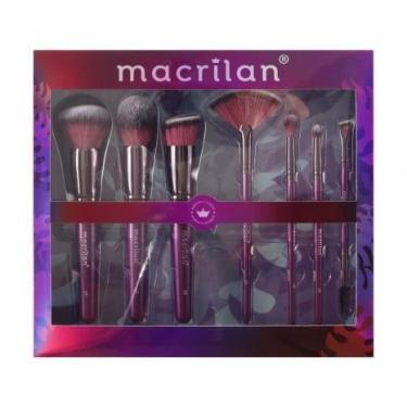 Imagem de Macrilan Kit Pinceis Para Maquiagem Violet Profissional