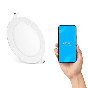 Imagem de Luminária LED Inteligente 24W 3000-6500K Elgin Redonda de Embutir Wi-Fi Bivolt Compatível com Alexa e Google Home