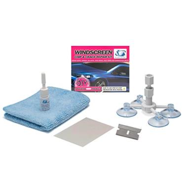Imagem de Kit de reparo de para-brisa GP21101 de vidro polido, Chip e Crack DIY Repair, Remove olhos de touro, estrelas, flores e lascas de para-brisas de carro